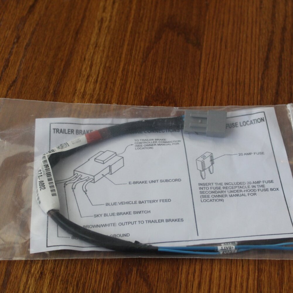 Honda Pilot Ridgeline Trailer Brake Controller Wire Harness OEM 32111-SZA-A002